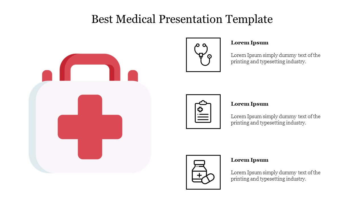 Attractive Medical Presentation Template PPT Design